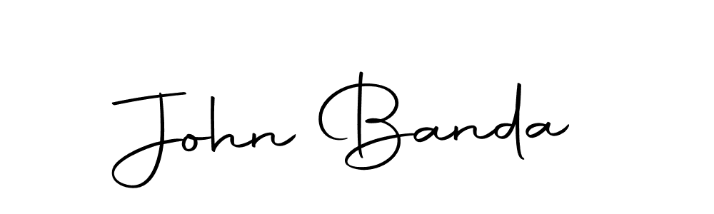 Make a beautiful signature design for name John Banda. With this signature (Autography-DOLnW) style, you can create a handwritten signature for free. John Banda signature style 10 images and pictures png