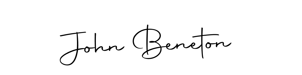 Design your own signature with our free online signature maker. With this signature software, you can create a handwritten (Autography-DOLnW) signature for name John Beneton. John Beneton signature style 10 images and pictures png