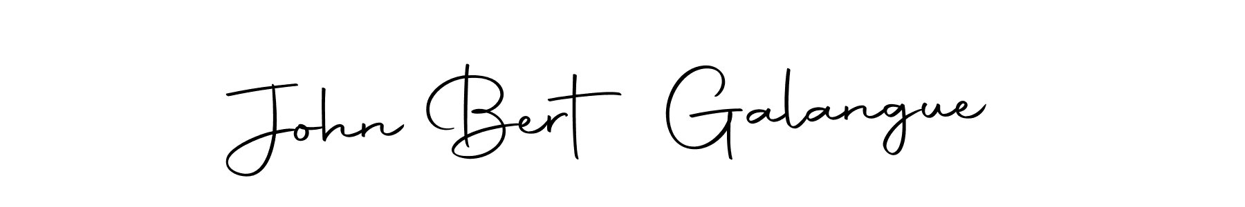 Make a beautiful signature design for name John Bert Galangue. With this signature (Autography-DOLnW) style, you can create a handwritten signature for free. John Bert Galangue signature style 10 images and pictures png