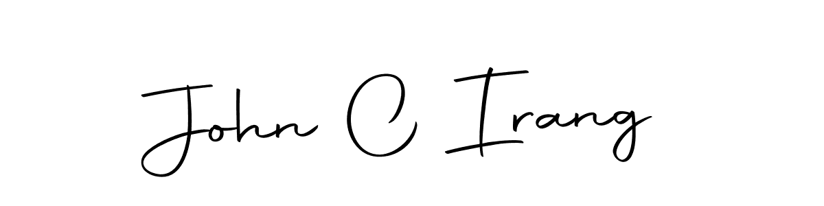 How to make John C Irang name signature. Use Autography-DOLnW style for creating short signs online. This is the latest handwritten sign. John C Irang signature style 10 images and pictures png