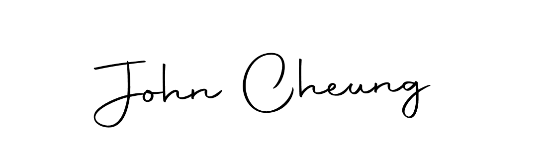 You should practise on your own different ways (Autography-DOLnW) to write your name (John Cheung) in signature. don't let someone else do it for you. John Cheung signature style 10 images and pictures png