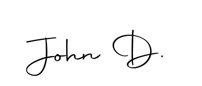 Make a short John D. signature style. Manage your documents anywhere anytime using Autography-DOLnW. Create and add eSignatures, submit forms, share and send files easily. John D. signature style 10 images and pictures png