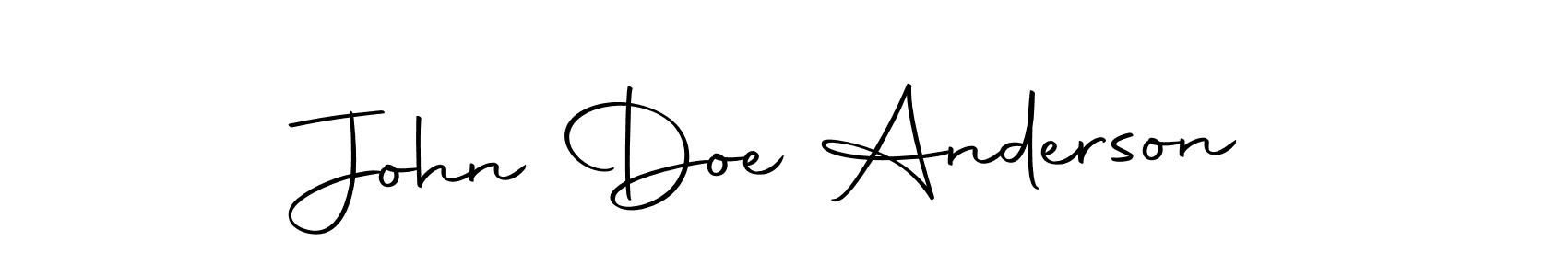 How to make John Doe Anderson name signature. Use Autography-DOLnW style for creating short signs online. This is the latest handwritten sign. John Doe Anderson signature style 10 images and pictures png