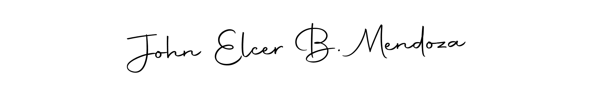 Make a beautiful signature design for name John Elcer B. Mendoza. Use this online signature maker to create a handwritten signature for free. John Elcer B. Mendoza signature style 10 images and pictures png