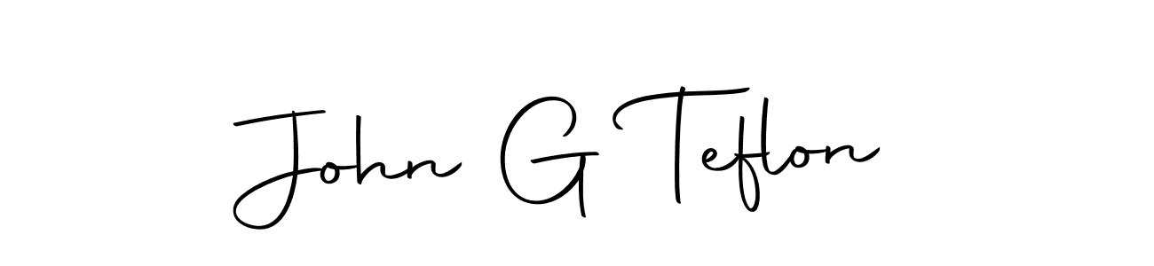 Use a signature maker to create a handwritten signature online. With this signature software, you can design (Autography-DOLnW) your own signature for name John G Teflon. John G Teflon signature style 10 images and pictures png