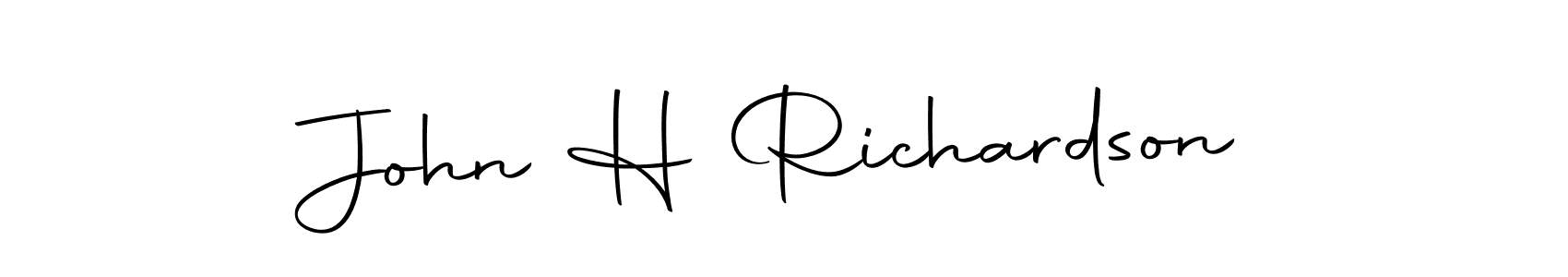 How to make John H Richardson signature? Autography-DOLnW is a professional autograph style. Create handwritten signature for John H Richardson name. John H Richardson signature style 10 images and pictures png