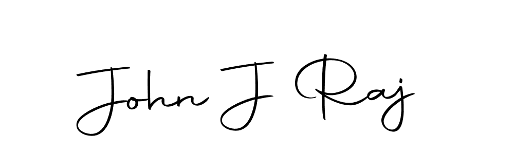 Also we have John J Raj name is the best signature style. Create professional handwritten signature collection using Autography-DOLnW autograph style. John J Raj signature style 10 images and pictures png