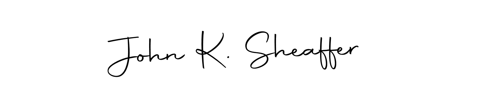 Autography-DOLnW is a professional signature style that is perfect for those who want to add a touch of class to their signature. It is also a great choice for those who want to make their signature more unique. Get John K. Sheaffer name to fancy signature for free. John K. Sheaffer signature style 10 images and pictures png