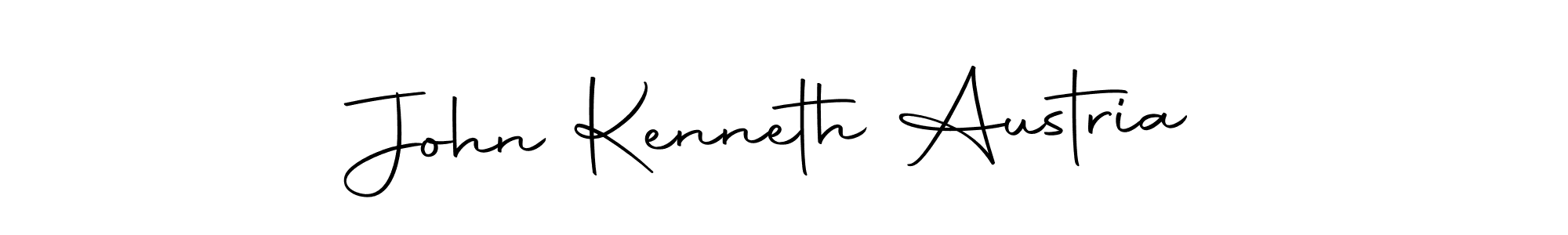Autography-DOLnW is a professional signature style that is perfect for those who want to add a touch of class to their signature. It is also a great choice for those who want to make their signature more unique. Get John Kenneth Austria name to fancy signature for free. John Kenneth Austria signature style 10 images and pictures png