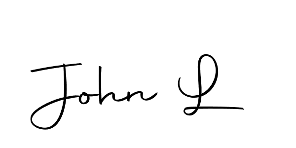 The best way (Autography-DOLnW) to make a short signature is to pick only two or three words in your name. The name John L include a total of six letters. For converting this name. John L signature style 10 images and pictures png