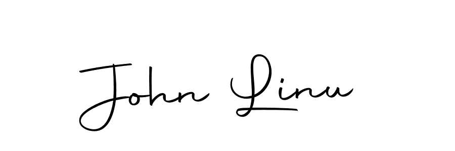 Use a signature maker to create a handwritten signature online. With this signature software, you can design (Autography-DOLnW) your own signature for name John Linu. John Linu signature style 10 images and pictures png