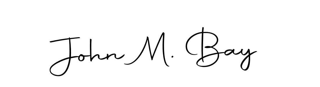 Design your own signature with our free online signature maker. With this signature software, you can create a handwritten (Autography-DOLnW) signature for name John M. Bay. John M. Bay signature style 10 images and pictures png