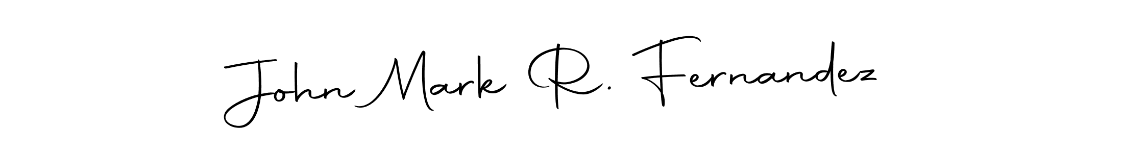 Make a beautiful signature design for name John Mark R. Fernandez. With this signature (Autography-DOLnW) style, you can create a handwritten signature for free. John Mark R. Fernandez signature style 10 images and pictures png