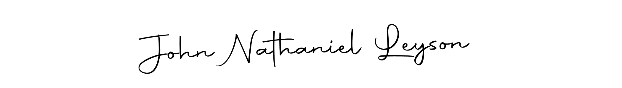 if you are searching for the best signature style for your name John Nathaniel Leyson. so please give up your signature search. here we have designed multiple signature styles  using Autography-DOLnW. John Nathaniel Leyson signature style 10 images and pictures png