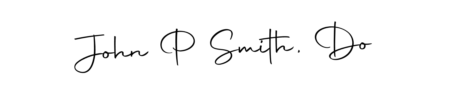 Make a beautiful signature design for name John P Smith, Do. With this signature (Autography-DOLnW) style, you can create a handwritten signature for free. John P Smith, Do signature style 10 images and pictures png