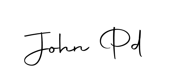 Use a signature maker to create a handwritten signature online. With this signature software, you can design (Autography-DOLnW) your own signature for name John Pd. John Pd signature style 10 images and pictures png