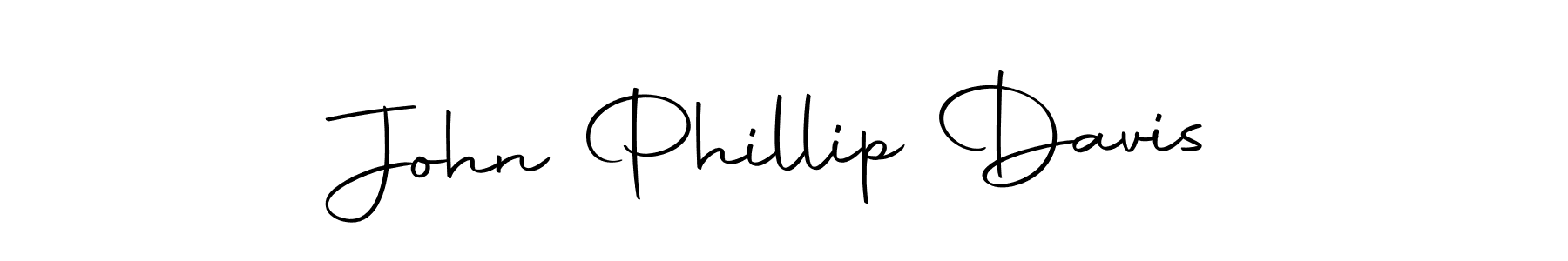 Create a beautiful signature design for name John Phillip Davis. With this signature (Autography-DOLnW) fonts, you can make a handwritten signature for free. John Phillip Davis signature style 10 images and pictures png