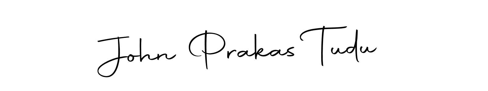 Create a beautiful signature design for name John Prakas Tudu. With this signature (Autography-DOLnW) fonts, you can make a handwritten signature for free. John Prakas Tudu signature style 10 images and pictures png