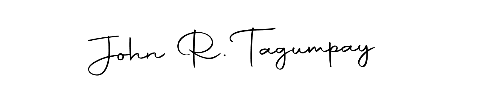 The best way (Autography-DOLnW) to make a short signature is to pick only two or three words in your name. The name John R. Tagumpay include a total of six letters. For converting this name. John R. Tagumpay signature style 10 images and pictures png