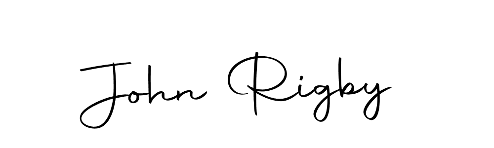 Create a beautiful signature design for name John Rigby. With this signature (Autography-DOLnW) fonts, you can make a handwritten signature for free. John Rigby signature style 10 images and pictures png