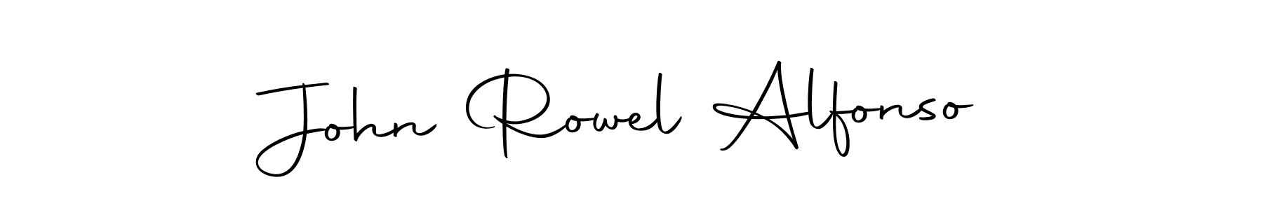 Make a beautiful signature design for name John Rowel Alfonso. With this signature (Autography-DOLnW) style, you can create a handwritten signature for free. John Rowel Alfonso signature style 10 images and pictures png