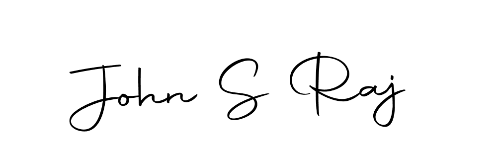 Design your own signature with our free online signature maker. With this signature software, you can create a handwritten (Autography-DOLnW) signature for name John S Raj. John S Raj signature style 10 images and pictures png
