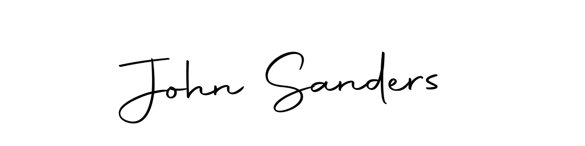 Create a beautiful signature design for name John Sanders. With this signature (Autography-DOLnW) fonts, you can make a handwritten signature for free. John Sanders signature style 10 images and pictures png
