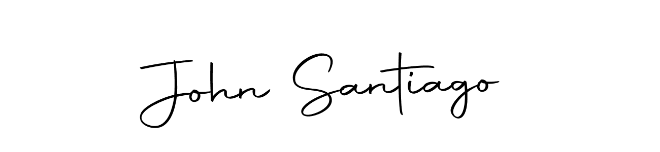 You should practise on your own different ways (Autography-DOLnW) to write your name (John Santiago) in signature. don't let someone else do it for you. John Santiago signature style 10 images and pictures png