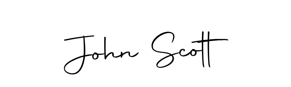 You should practise on your own different ways (Autography-DOLnW) to write your name (John Scott) in signature. don't let someone else do it for you. John Scott signature style 10 images and pictures png