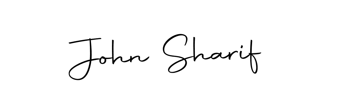 How to make John Sharif name signature. Use Autography-DOLnW style for creating short signs online. This is the latest handwritten sign. John Sharif signature style 10 images and pictures png