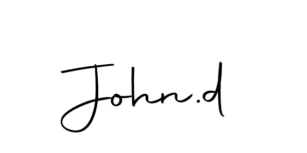 Also we have John.d name is the best signature style. Create professional handwritten signature collection using Autography-DOLnW autograph style. John.d signature style 10 images and pictures png