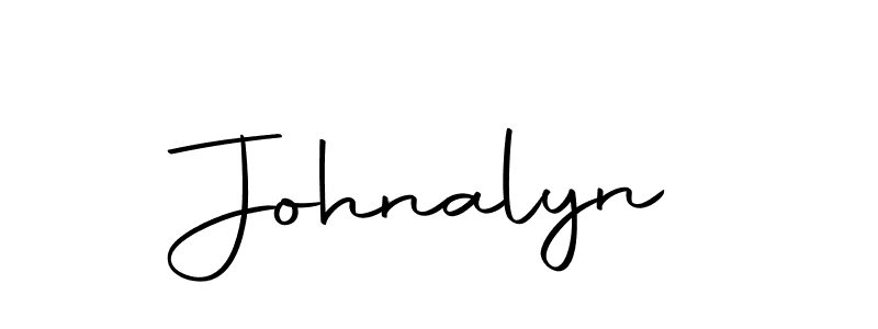 Create a beautiful signature design for name Johnalyn. With this signature (Autography-DOLnW) fonts, you can make a handwritten signature for free. Johnalyn signature style 10 images and pictures png