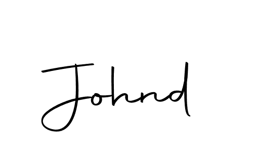 Use a signature maker to create a handwritten signature online. With this signature software, you can design (Autography-DOLnW) your own signature for name Johnd. Johnd signature style 10 images and pictures png