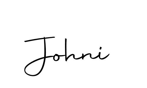 Create a beautiful signature design for name Johni. With this signature (Autography-DOLnW) fonts, you can make a handwritten signature for free. Johni signature style 10 images and pictures png