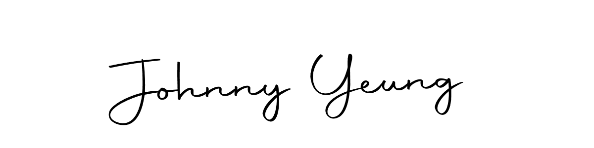 Create a beautiful signature design for name Johnny Yeung. With this signature (Autography-DOLnW) fonts, you can make a handwritten signature for free. Johnny Yeung signature style 10 images and pictures png