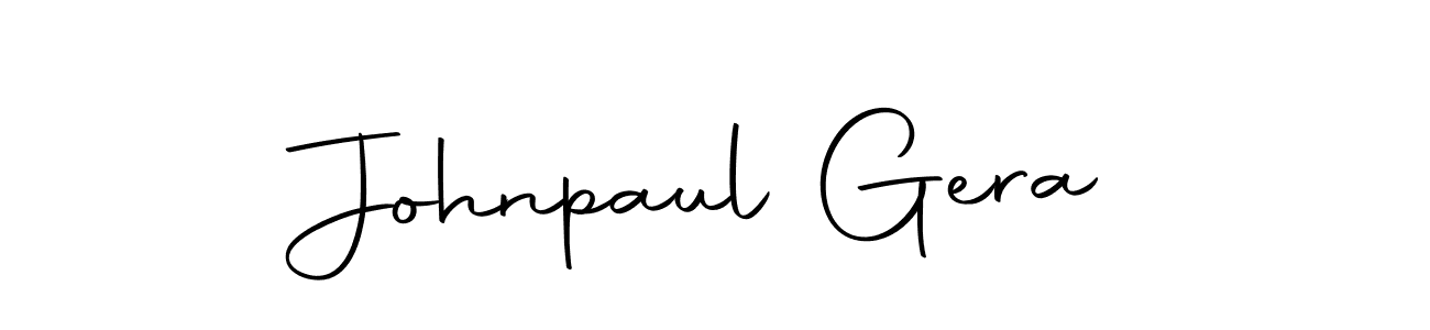 How to make Johnpaul Gera signature? Autography-DOLnW is a professional autograph style. Create handwritten signature for Johnpaul Gera name. Johnpaul Gera signature style 10 images and pictures png