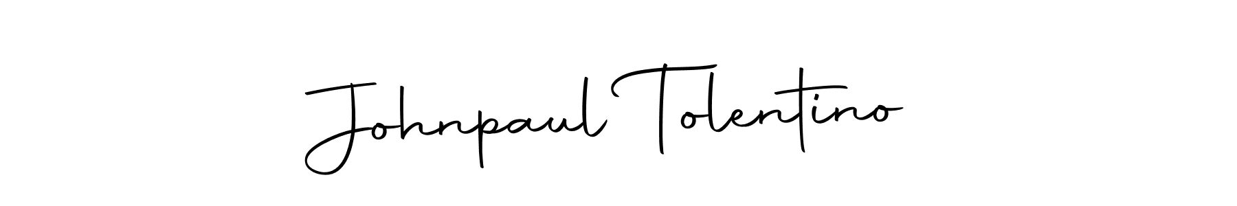 Autography-DOLnW is a professional signature style that is perfect for those who want to add a touch of class to their signature. It is also a great choice for those who want to make their signature more unique. Get Johnpaul Tolentino name to fancy signature for free. Johnpaul Tolentino signature style 10 images and pictures png