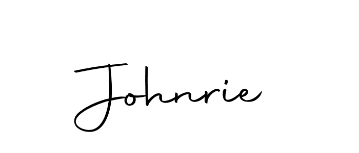 You should practise on your own different ways (Autography-DOLnW) to write your name (Johnrie) in signature. don't let someone else do it for you. Johnrie signature style 10 images and pictures png