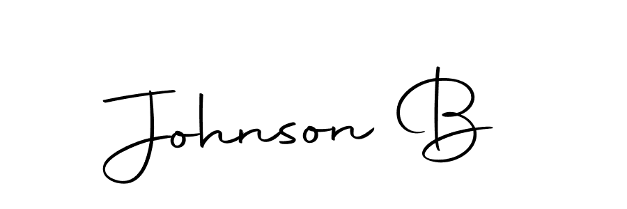 Use a signature maker to create a handwritten signature online. With this signature software, you can design (Autography-DOLnW) your own signature for name Johnson B. Johnson B signature style 10 images and pictures png