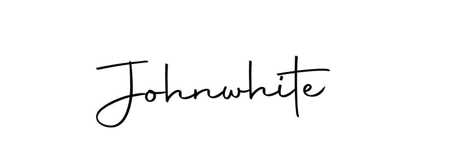 Create a beautiful signature design for name Johnwhite. With this signature (Autography-DOLnW) fonts, you can make a handwritten signature for free. Johnwhite signature style 10 images and pictures png