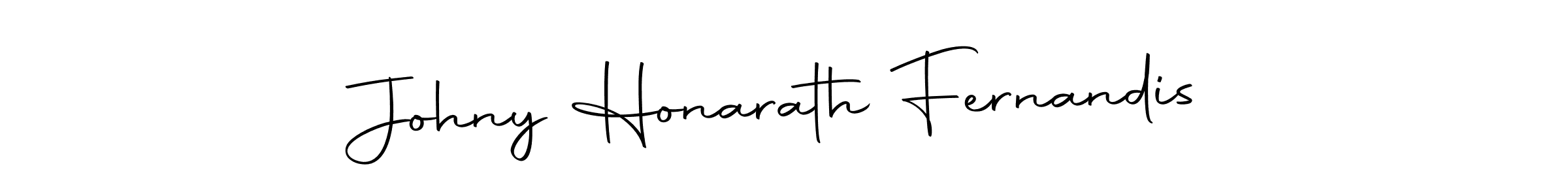 Create a beautiful signature design for name Johny Honarath Fernandis. With this signature (Autography-DOLnW) fonts, you can make a handwritten signature for free. Johny Honarath Fernandis signature style 10 images and pictures png