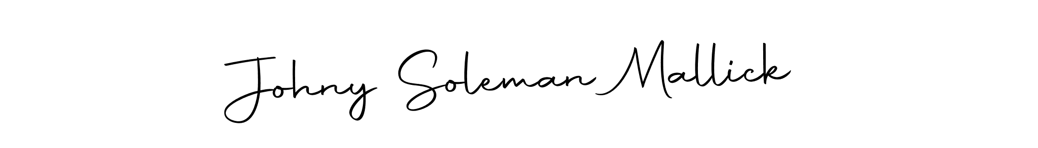 Design your own signature with our free online signature maker. With this signature software, you can create a handwritten (Autography-DOLnW) signature for name Johny Soleman Mallick. Johny Soleman Mallick signature style 10 images and pictures png