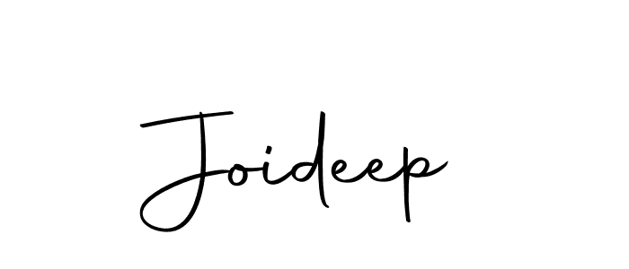 Design your own signature with our free online signature maker. With this signature software, you can create a handwritten (Autography-DOLnW) signature for name Joideep. Joideep signature style 10 images and pictures png