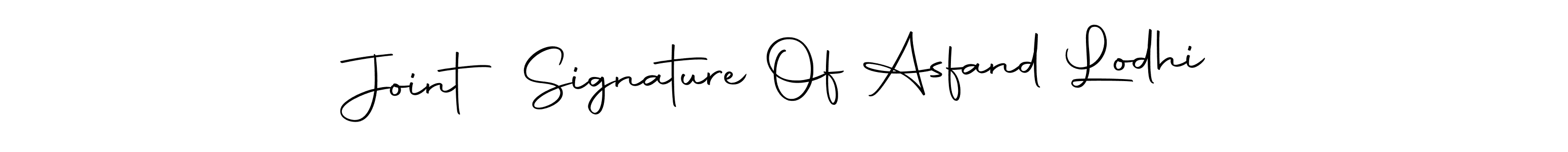 Design your own signature with our free online signature maker. With this signature software, you can create a handwritten (Autography-DOLnW) signature for name Joint Signature Of Asfand Lodhi. Joint Signature Of Asfand Lodhi signature style 10 images and pictures png