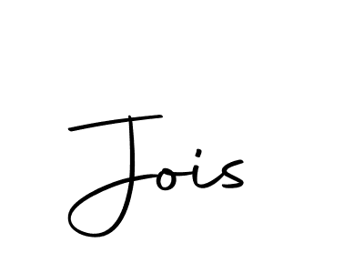 You should practise on your own different ways (Autography-DOLnW) to write your name (Jois) in signature. don't let someone else do it for you. Jois signature style 10 images and pictures png