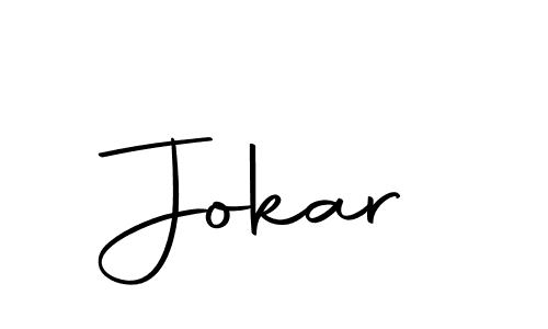 How to make Jokar signature? Autography-DOLnW is a professional autograph style. Create handwritten signature for Jokar name. Jokar signature style 10 images and pictures png