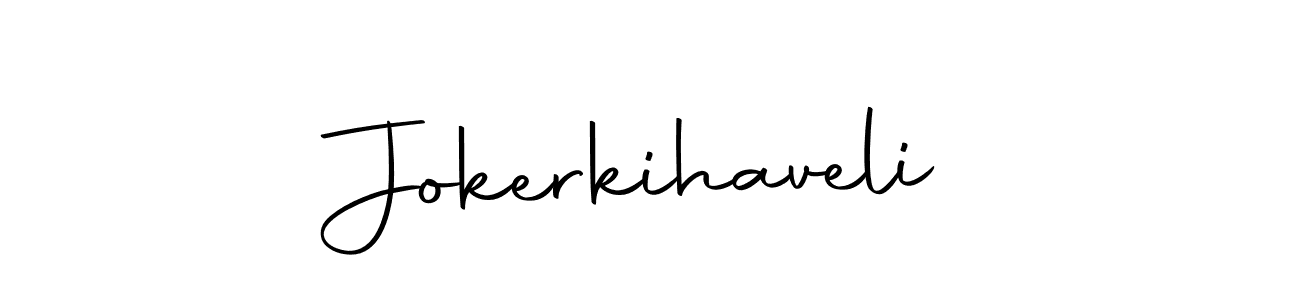 How to make Jokerkihaveli signature? Autography-DOLnW is a professional autograph style. Create handwritten signature for Jokerkihaveli name. Jokerkihaveli signature style 10 images and pictures png