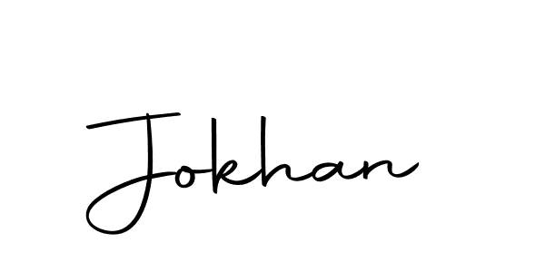 The best way (Autography-DOLnW) to make a short signature is to pick only two or three words in your name. The name Jokhan include a total of six letters. For converting this name. Jokhan signature style 10 images and pictures png