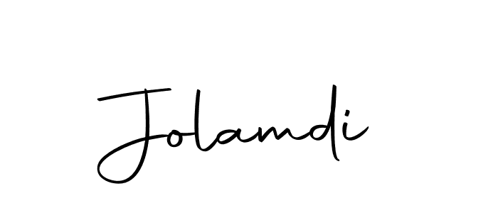 Similarly Autography-DOLnW is the best handwritten signature design. Signature creator online .You can use it as an online autograph creator for name Jolamdi. Jolamdi signature style 10 images and pictures png