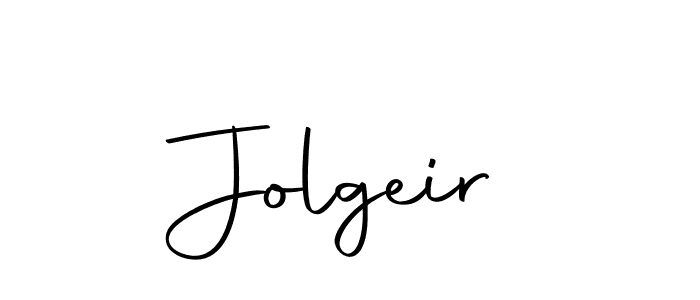 Design your own signature with our free online signature maker. With this signature software, you can create a handwritten (Autography-DOLnW) signature for name Jolgeir. Jolgeir signature style 10 images and pictures png